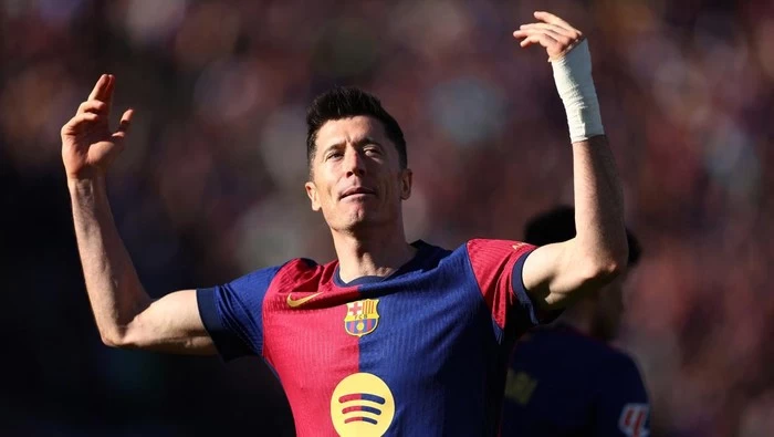 Jelang Atletico Vs Barcelona: Simeone Ungkap Kagum pada Lewandowski