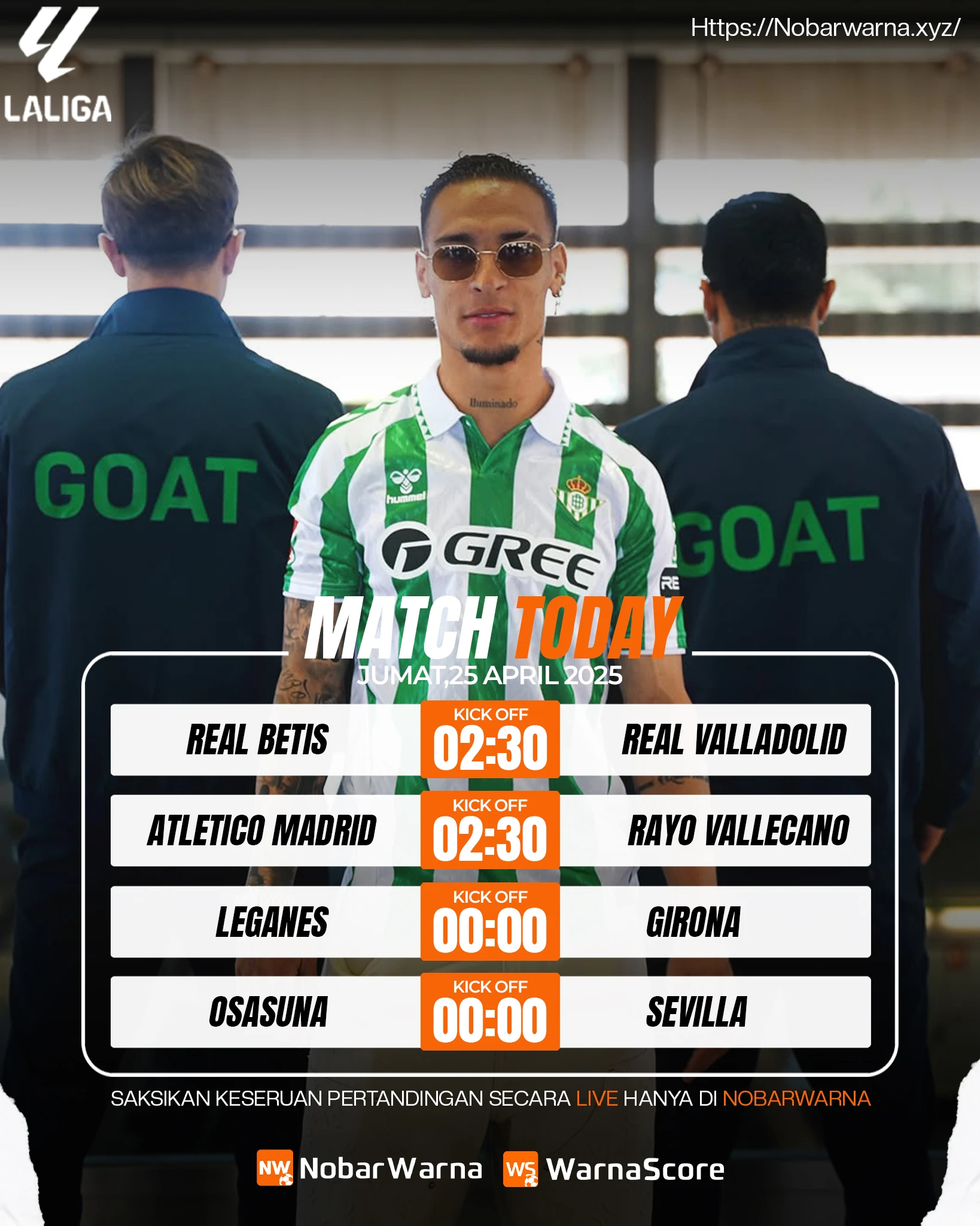 La Liga – Jumat, 25 April 2025